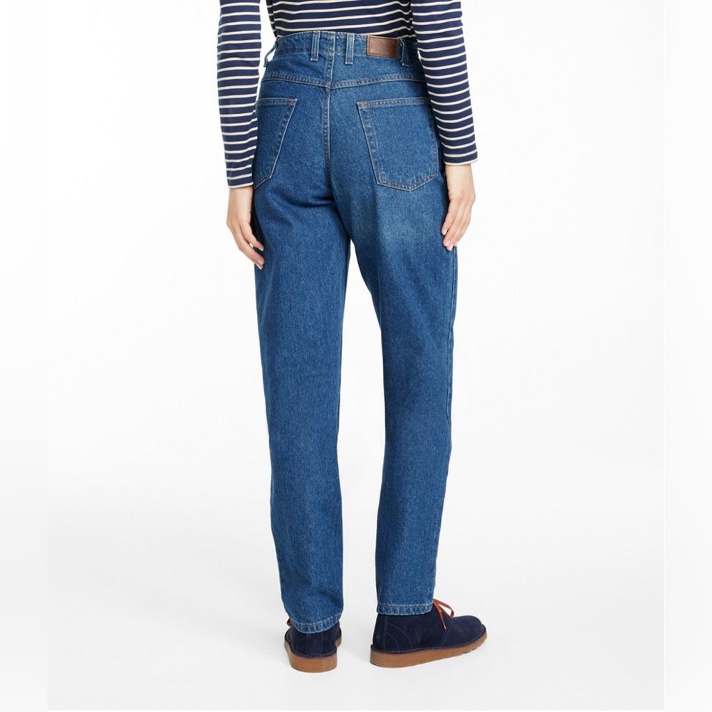 L.L. Bean Women's Straight Leg Blue Jeans